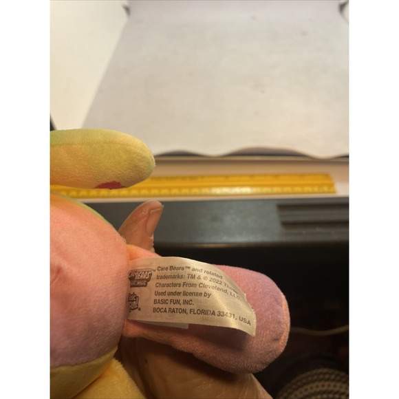 Care Bears Togetherness Bear Rainbow Heart Plush Bear  2021 10" EUC - Picture 8 of 8